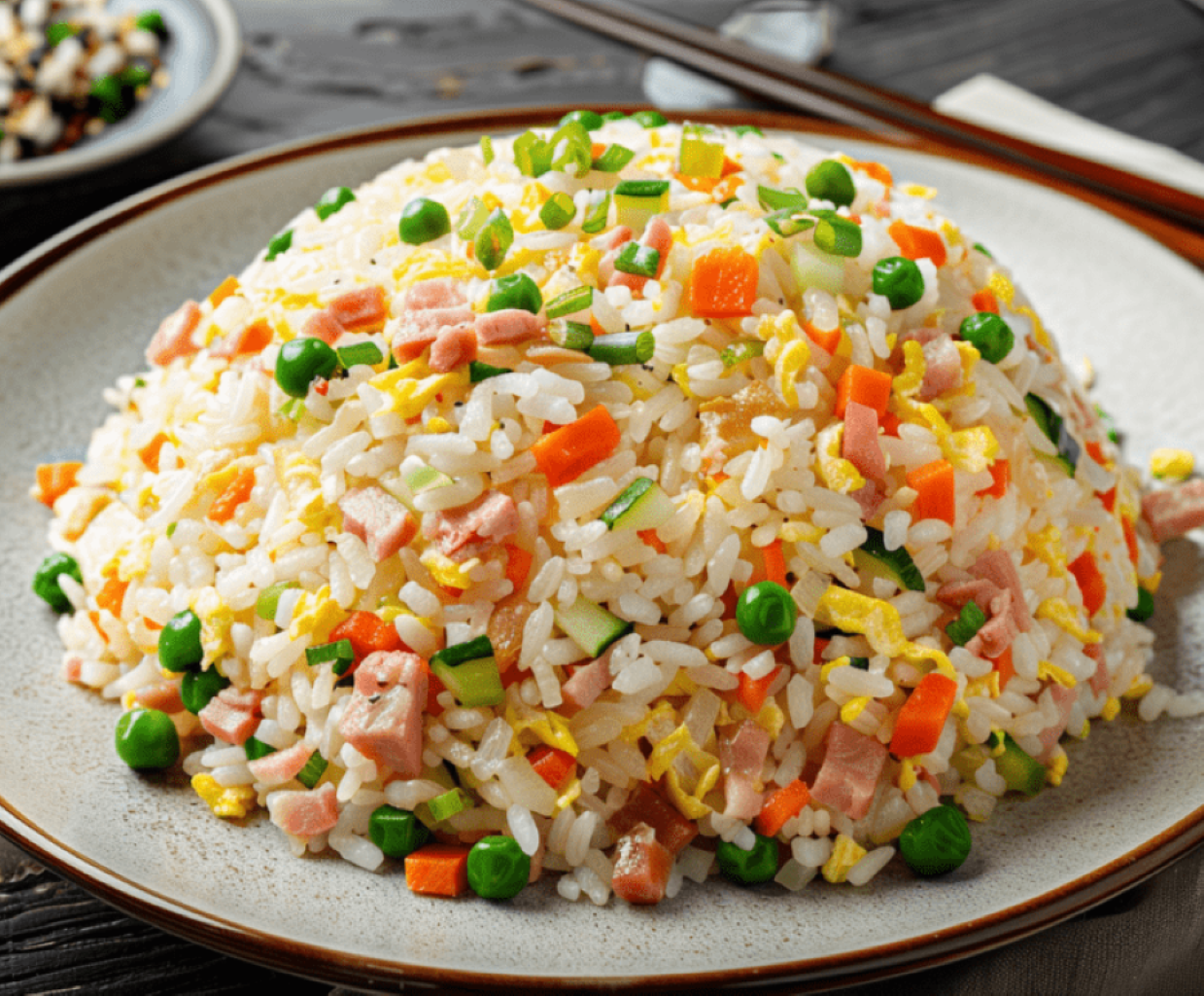 Arroz frito 3 delicias