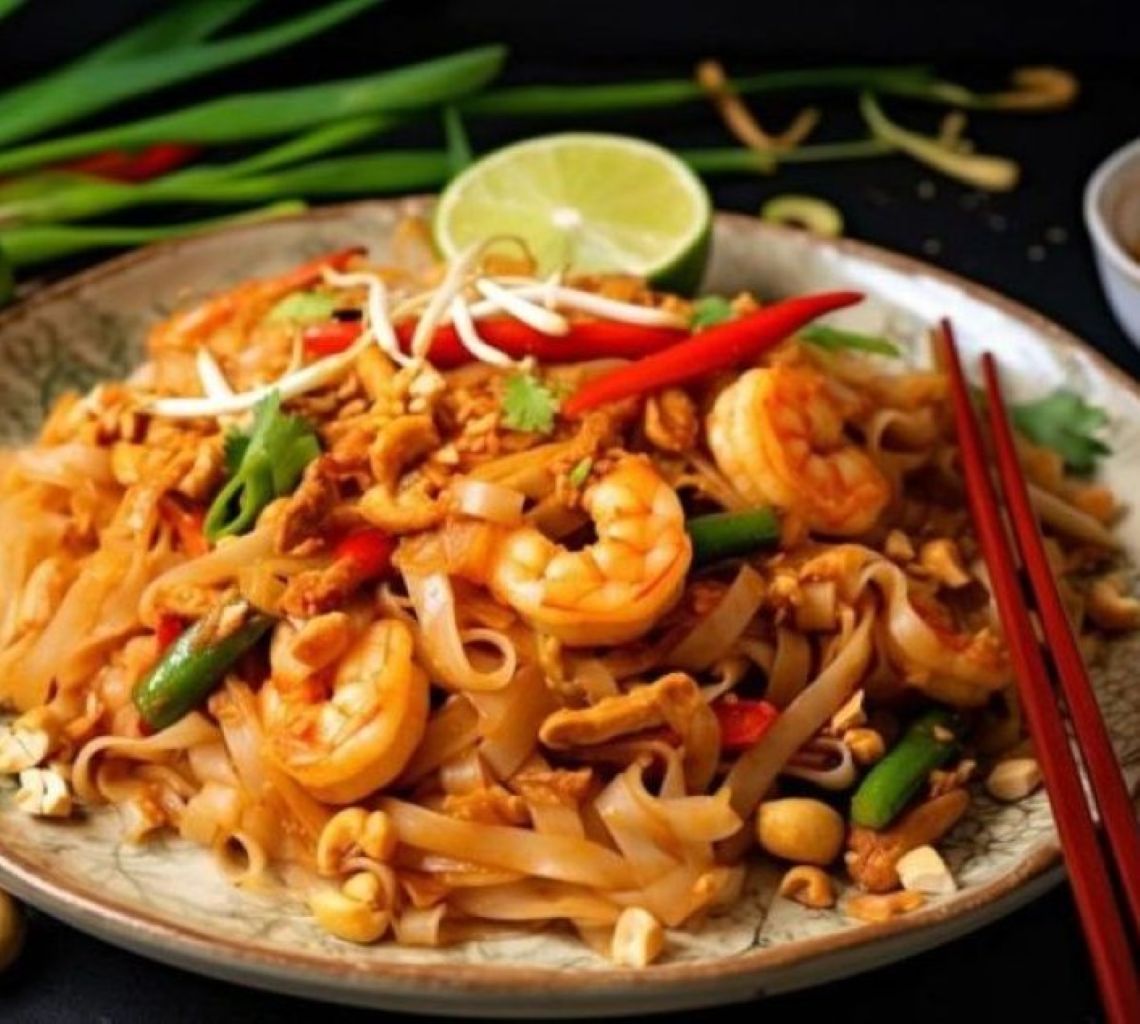 PadThai original con gambas